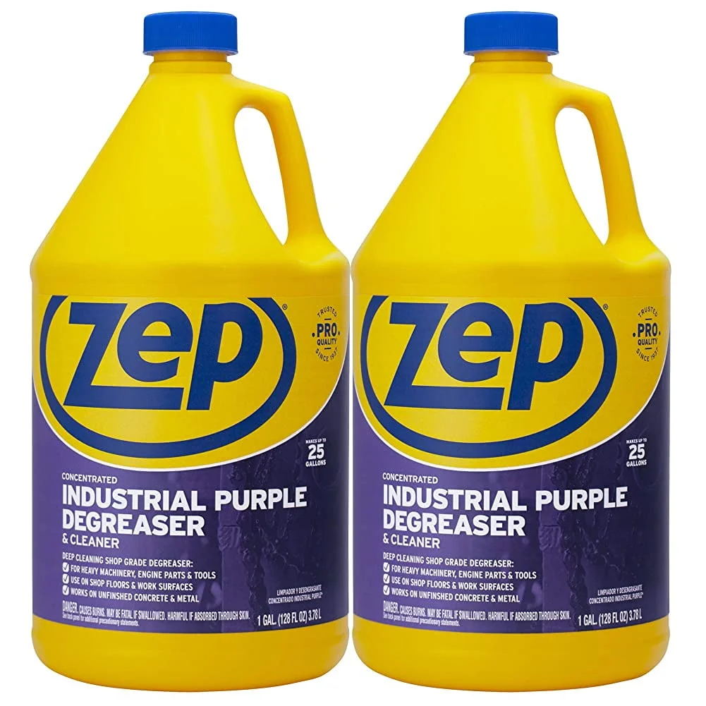 Zep Industrial Purple Cleaner and Degreaser Concentrate, 1 Gallon
